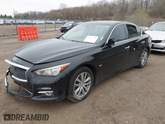 2016 Infiniti Q50 3.0t Premium with VIN JN1EV7AP3GM303498, listed as a IAAI auction lot 42079110 with 164,804 mi miles. Bid and sale history available at carsss.com. Image 16.
