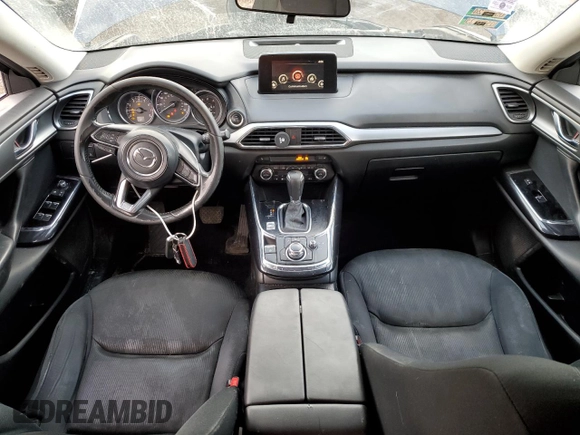 2017 Mazda CX-9 Sport with VIN JM3TCABY9H0142833, listed as a Copart auction lot 46862965 with 63,537 mi miles and Salvage Title. Bid and sale history available at DreamBid. Image 8.