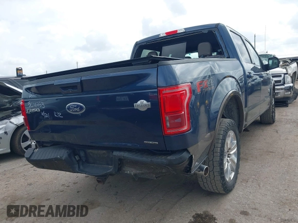 2015 Ford F-150 XLT with VIN 1FTEW1EF5FFB69427, listed as a IAAI auction lot 42130485 with 132,866 mi miles and . Bid and sale history available at DreamBid. Image 4.