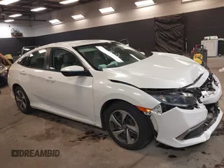 2020 Honda Civic LX with VIN 2HGFC2F67LH516236, listed as a IAAI auction lot 42384102 with 76,636 mi miles and . Bid and sale history available at DreamBid. Image 1.