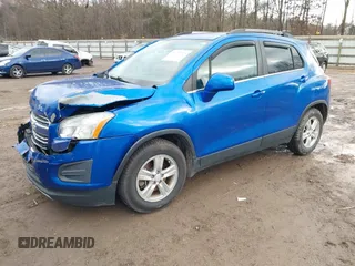 2015 Chevrolet Trax LT with VIN KL7CJLSB2FB064013, listed as a IAAI auction lot 41249924 with 62,288 mi miles. Bid and sale history available at carsss.com. Image 2.
