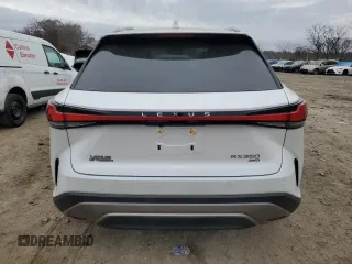 2023 Lexus RX with VIN 2T2BAMCA7PC029184, listed as a Copart auction lot 47951745 with 5,231 mi miles and Salvage Title. Bid and sale history available at carsss.com. Image 6.