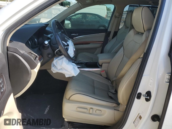 2017 Acura MDX Advance z VIN 5FRYD4H95HB020113, wystawiony jako Copart lot #75801514 z przebiegiem 106 785 mil mil oraz Szkoda całkowita • Salvage title. Historia ofert i sprzedaży dostępna na DreamBid. Obrazek 7.