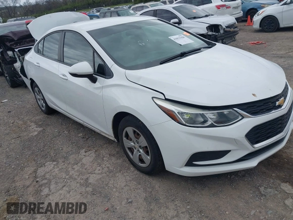 2018 Chevrolet Cruze LS with VIN 1G1BC5SMXJ7156254, listed as a IAAI auction lot 41833328 with Not Provided miles and . Bid and sale history available at DreamBid. Image 1.