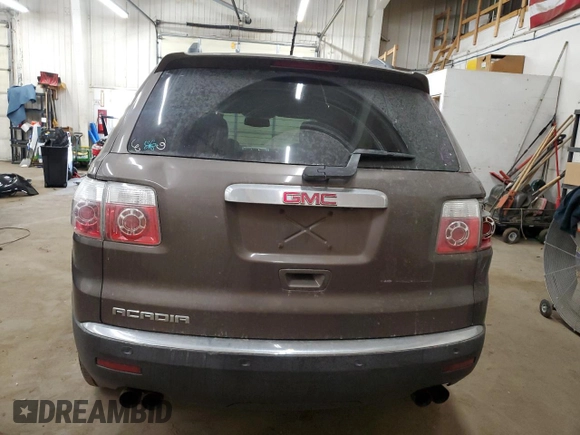 2011 GMC Acadia SLT1 with VIN 1GKKRRED4BJ219415, listed as a Copart auction lot 51825935 with 133,885 mi miles and Salvage Title. Bid and sale history available at carsss.com. Image 6.