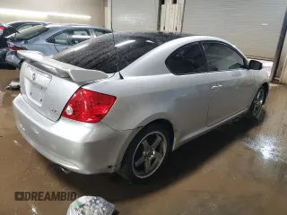 2007 Scion tC Spec with VIN JTKDE177770181872, listed as a Copart auction lot 49706475 with 195,241 mi miles and Salvage Title. Bid and sale history available at carsss.com. Image 3.