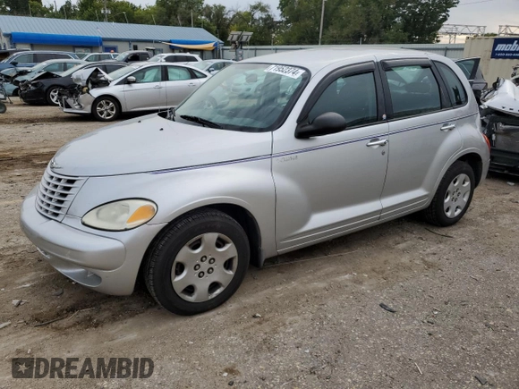 2005 Chrysler PT Cruiser with VIN 3C4FY48B65T582504, listed as a Copart auction lot 71952374 with 57,909 mi miles and Salvage Title. Bid and sale history available at carsss.com. Image 1.