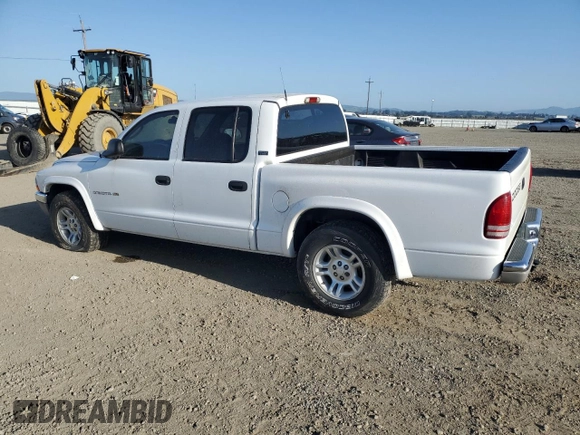 2001 Dodge Dakota Sport z VIN 1B7GL2AN81S120632, wystawiony jako Copart lot #50730415 z przebiegiem 191 302 mil mil oraz Czysty tytuł • Clean title. Historia ofert i sprzedaży dostępna na DreamBid. Obrazek 2.