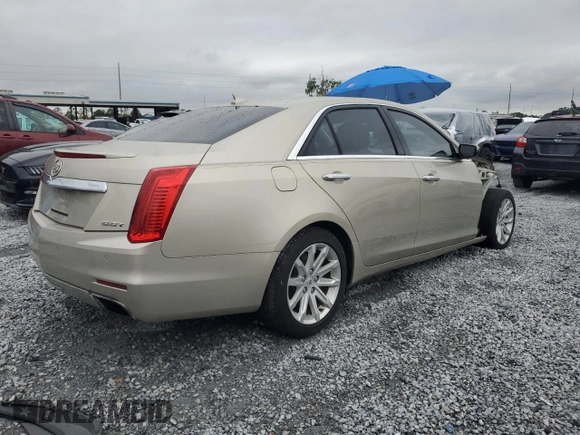 2014 Cadillac CTS Luxury RWD with VIN 1G6AR5SX8E0197348, listed as a Copart auction lot 51999785 with 71,340 mi miles and Salvage Title. Bid and sale history available at carsss.com. Image 3.