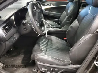 2019 Genesis G70 Advanced with VIN KMTG54LE3KU037703, listed as a Copart auction lot 50238845 with 100,022 mi miles and Salvage title. Bid and sale history available at DreamBid. Image 7.