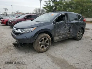 2019 Honda CR-V EX-L with VIN 2HKRW2H8XKH667093, listed as a Copart auction lot 80422394 with 0 mi miles and Salvage Title. Bid and sale history available at carsss.com. Image 1.