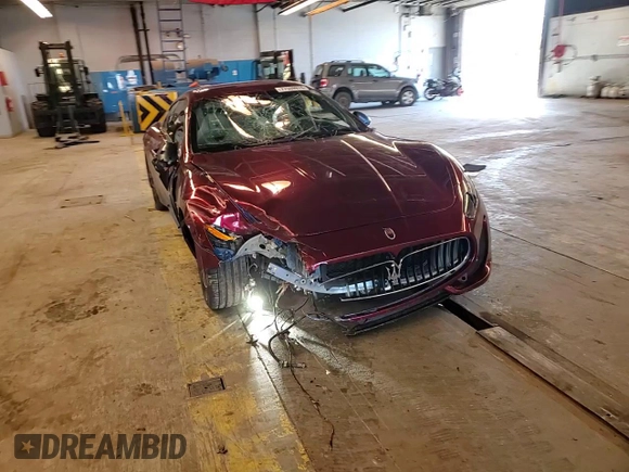 2013 Maserati GranTurismo Sport with VIN ZAM45VLA1D0073304, listed as a Copart auction lot 77509974 with 76,038 mi miles and Salvage title. Bid and sale history available at DreamBid. Image 10.