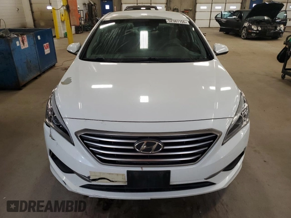2016 Hyundai Sonata SE with VIN 5NPE24AF7GH358882, listed as a Copart auction lot 52387155 with 160,824 mi miles and Clean Title. Bid and sale history available at carsss.com. Image 5.