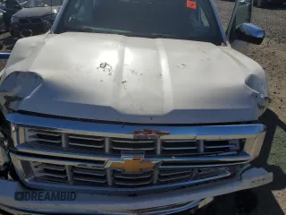 2015 Chevrolet Silverado 1500 LTZ with VIN 3GCUKSEJ4FG305028, listed as a Copart auction lot 46948365 with 0 mi miles and Salvage Title. Bid and sale history available at carsss.com. Image 11.