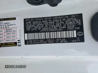2011 Lexus IS 350 C z VIN JTHFE2C23B2506481, wystawiony jako Copart lot #56899655 z przebiegiem 123 716 mil mil oraz Szkoda całkowita • Salvage title. Historia ofert i sprzedaży dostępna na DreamBid. Obrazek 13.
