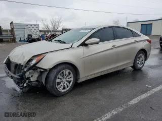 2011 Hyundai Sonata GLS with VIN 5NPEB4AC7BH014161, listed as a Copart auction lot 87936415 with 124,563 mi miles and Salvage Title. Bid and sale history available at carsss.com. Image 1.