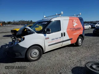 2018 Ram ProMaster City Cargo Tradesman with VIN ZFBERFAB3J6K33127, listed as a Copart auction lot 84480324 with 109,259 mi miles and Salvage title. Bid and sale history available at DreamBid. Image 1.