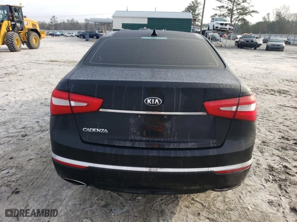 2014 Kia Cadenza Premium with VIN KNALN4D70E5152624, listed as a Copart auction lot 45667074 with 59,301 mi miles and Salvage Title. Bid and sale history available at carsss.com. Image 6.