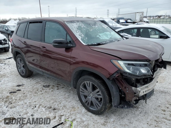 2019 Honda Passport EX-L with VIN 5FNYF8H52KB013403, listed as a Copart auction lot 46288945 with 50,848 mi miles and Clean title. Bid and sale history available at DreamBid. Image 4.