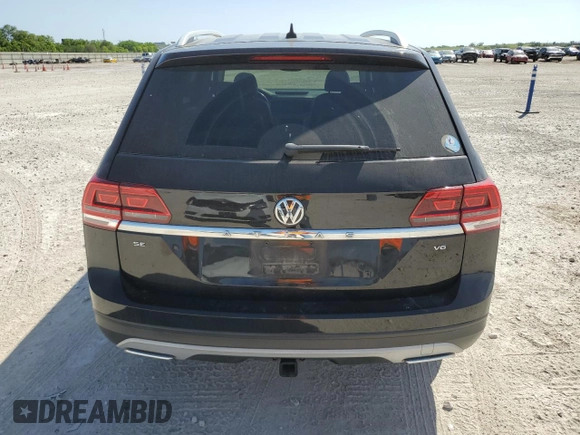 2019 Volkswagen Atlas SE with VIN 1V2WR2CA7KC609182, listed as a Copart auction lot 51703505 with 92,421 mi miles and Clean title. Bid and sale history available at DreamBid. Image 6.