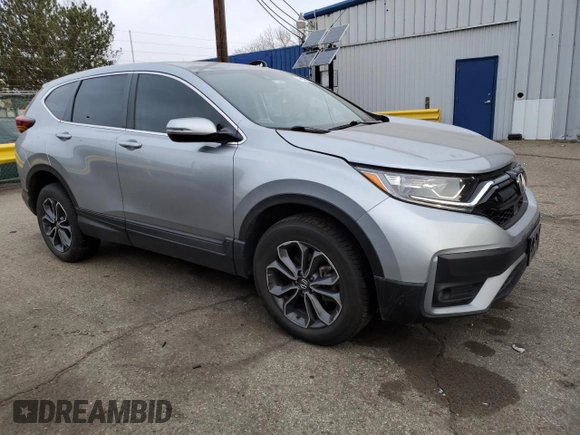 2020 Honda CR-V EX with VIN 7FARW2H59LE016354, listed as a Copart auction lot 49853205 with 53,100 mi miles and Salvage Title. Bid and sale history available at carsss.com. Image 4.
