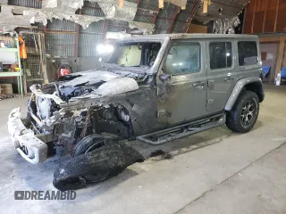 2020 Jeep Wrangler Unlimited Rubicon z VIN 1C4HJXFG2LW251956, wystawiony jako Copart lot #54312505 z przebiegiem Nie podano mil oraz Szkoda całkowita • Salvage title. Historia ofert i sprzedaży dostępna na DreamBid. Obrazek 1.