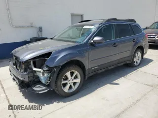 2014 Subaru Outback Limited with VIN 4S4BRBLC5E3272447, listed as a Copart auction lot 58557805 with 128,648 mi miles and Salvage title. Bid and sale history available at DreamBid. Image 1.
