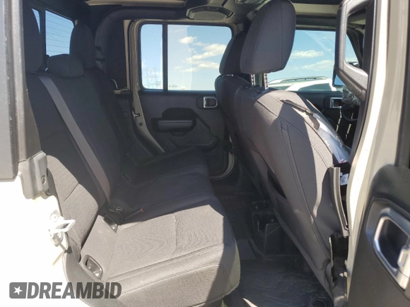 2020 Jeep Gladiator Sport S with VIN 1C6HJTAG5LL161239, listed as a Copart auction lot 60348605 with 35,333 mi miles and Salvage title. Bid and sale history available at DreamBid. Image 10.