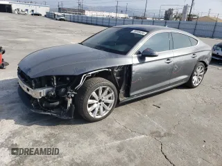 2018 Audi A5 Sportback Premium Plus with VIN WAUBNCF51JA128240, listed as a Copart auction lot 38999434 with 34,521 mi miles. Bid and sale history available at carsss.com. Image 1.
