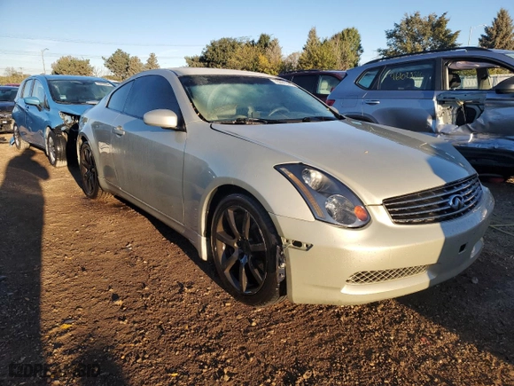 2005 Infiniti G35 Coupe with VIN JNKCV54E45M416441, listed as a Copart auction lot 76091374 with 78104 miles and Salvage Title. Bid and sale history available at carsss.com. Image 4.