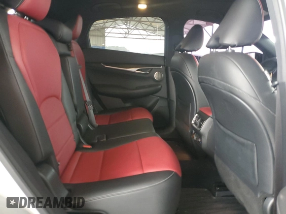 2022 Infiniti QX55 Sensory with VIN 3PCAJ5L38NF104121, listed as a Copart auction lot 86705454 with 53,042 mi miles and Salvage title. Bid and sale history available at DreamBid. Image 11.