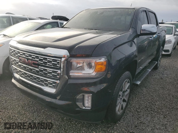 2022 GMC Canyon 2WD Denali with VIN 1GTG5EEN6N1135308, listed as a Copart auction lot 74330474 with 19,497 mi miles and Non Repairable. Bid and sale history available at carsss.com. Image 1.