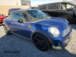2012 MINI Cooper Coupe with VIN WMWSX1C5XCT163773, listed as a Copart auction lot 85792764 with 70,411 mi miles and Salvage Title. Bid and sale history available at carsss.com. Image 4.