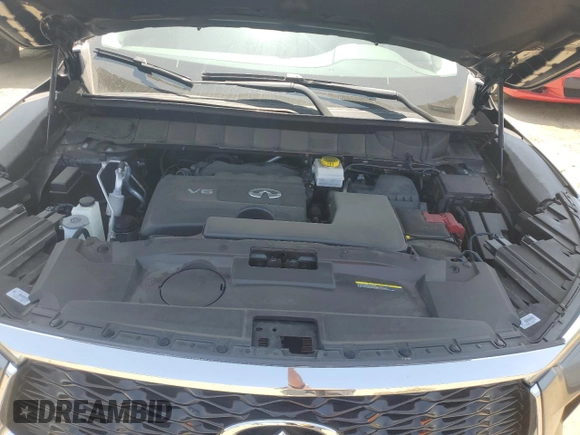 2022 Infiniti QX60 Sensory with VIN 5N1DL1GS9NC330355, listed as a Copart auction lot 61104205 with 31,248 mi miles and Salvage title. Bid and sale history available at DreamBid. Image 12.