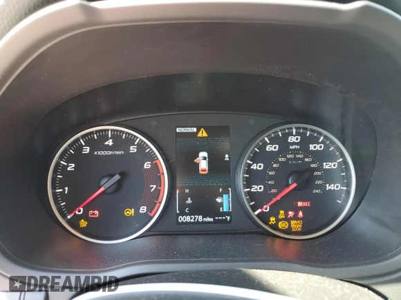 2024 Mitsubishi Eclipse Cross LE with VIN JA4ATVAA4RZ081166, listed as a Copart auction lot 46395435 with 8,278 mi miles and Salvage title. Bid and sale history available at DreamBid. Image 9.