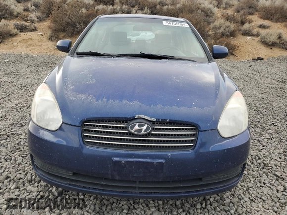 2010 Hyundai Accent GLS with VIN KMHCN4AC1AU426977, listed as a Copart auction lot 84705694 with 148,594 mi miles and Salvage Title. Bid and sale history available at carsss.com. Image 5.