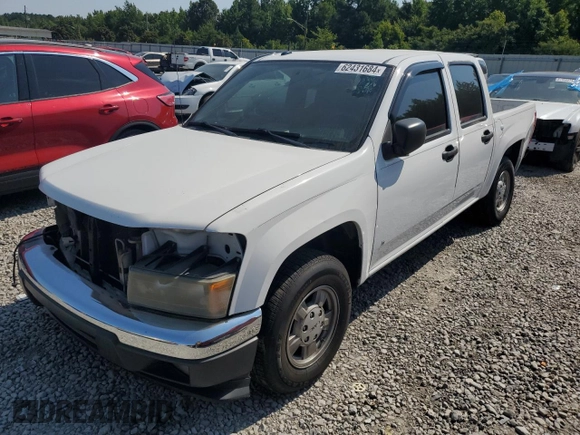 2008 GMC Canyon SLE1 with VIN 1GTCS13E288132811, listed as a Copart auction lot 62431684 with 237,374 mi miles and Salvage Title. Bid and sale history available at carsss.com. Image 1.