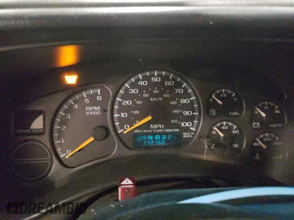 2001 Chevrolet Suburban LS with VIN 1GNFK16T31J163773, listed as a Copart auction lot 78275894 with 242,160 mi miles and Salvage Title. Bid and sale history available at carsss.com. Image 9.