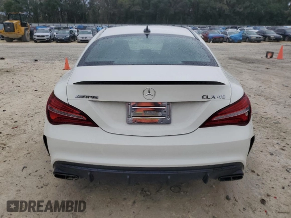2018 Mercedes-Benz CLA with VIN WDDSJ5CB7JN618278, listed as a Copart auction lot 88866695 with 45,312 mi miles and Salvage Title. Bid and sale history available at carsss.com. Image 6.