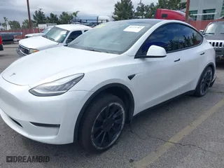 2023 Tesla Model Y Long Range with VIN 7SAYGDEE7PA023295, listed as a IAAI auction lot 41773783 with 28,079 mi miles. Bid and sale history available at carsss.com. Image 19.
