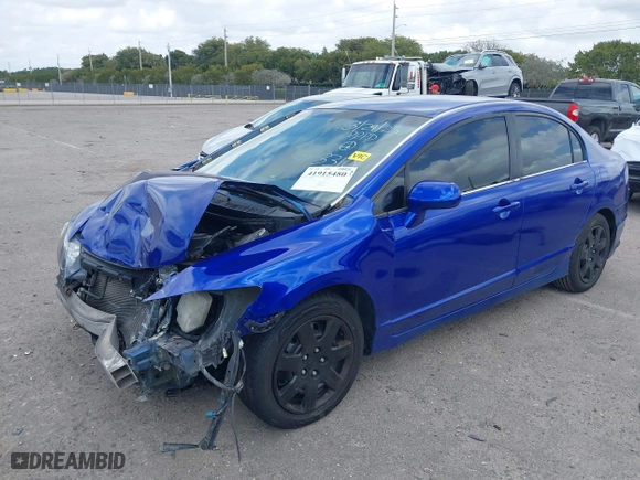 2006 Honda Civic Sdn LX with VIN 1HGFA16586L063310, listed as a IAAI auction lot 41915480 with 199,037 mi miles. Bid and sale history available at carsss.com. Image 17.