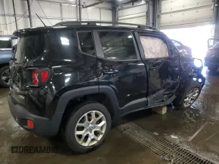 2017 Jeep Renegade Altitude with VIN ZACCJBBB5HPE62774, listed as a Copart auction lot 58031455 with 118,280 mi miles and Salvage title. Bid and sale history available at DreamBid. Image 3.