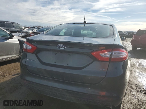 2016 Ford Fusion SE with VIN 1FA6P0H76G5111064, listed as a Copart auction lot 46926745 with 54,508 mi miles and Salvage Title. Bid and sale history available at DreamBid. Image 6.