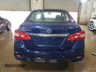 2017 Nissan Sentra SV with VIN 3N1AB7AP3HY274171, listed as a Copart auction lot 51244035 with 43,427 mi miles and Salvage Title. Bid and sale history available at carsss.com. Image 6.