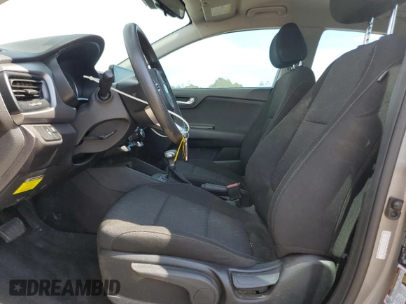 2021 Kia Rio LX with VIN 3KPA24AD4ME425838, listed as a Copart auction lot 46171695 with 69,542 mi miles and Salvage Title. Bid and sale history available at DreamBid. Image 7.