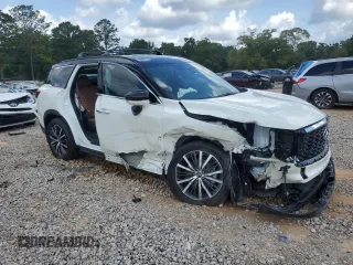 2024 Infiniti QX60 Autograph with VIN 5N1DL1HU8RC353874, listed as a Copart auction lot 58751515 with 10,778 mi miles and Salvage title. Bid and sale history available at DreamBid. Image 4.