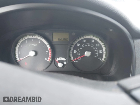 2009 Kia Rio LX with VIN KNADE223796521410, listed as a IAAI auction lot 41887883 with 82,360 mi miles and . Bid and sale history available at DreamBid. Image 7.
