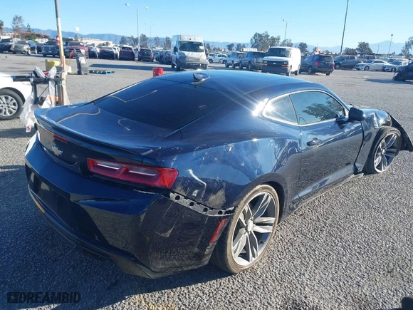 2016 Chevrolet Camaro 1LT with VIN 1G1FB1RS7G0138832, listed as a IAAI auction lot 41255420 with 57568 miles. Bid and sale history available at carsss.com. Image 4.