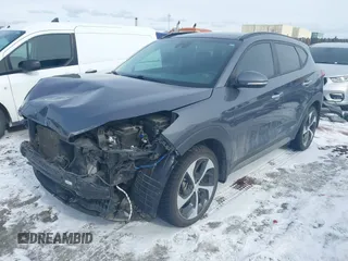 2017 Hyundai Tucson Limited with VIN KM8J3CA27HU307808, listed as a IAAI auction lot 41980342 with 91,669 mi miles. Bid and sale history available at carsss.com. Image 18.