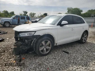 2018 Audi Q5 Premium with VIN WA1ANAFY4J2007834, listed as a Copart auction lot 58426595 with 146,767 mi miles and Salvage title. Bid and sale history available at DreamBid. Image 1.